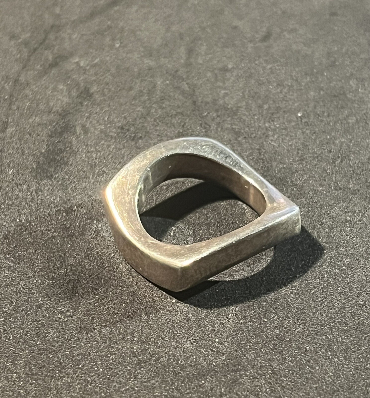 VERSANI ❤️ Perfect Sterling Solid Silver Square W… - image 2