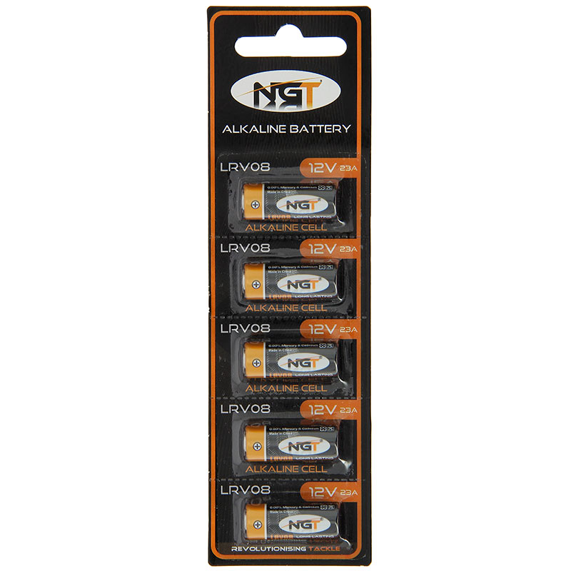 NGT Bite Alarm Battery Pack of 5. Fit NGT VX1, VX2 & VS + Other Alarms. Carp