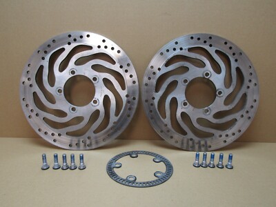 Triumph Bonneville T120 Black 2019 39,701 miles front brake discs pair (11307)