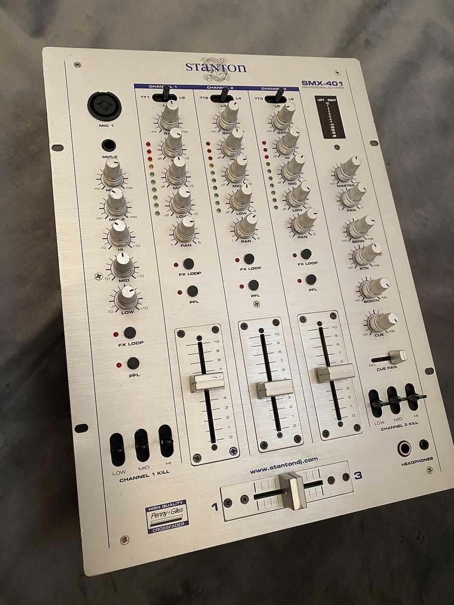 Stanton Smx-401 3-Channel Professional DJ Mixer