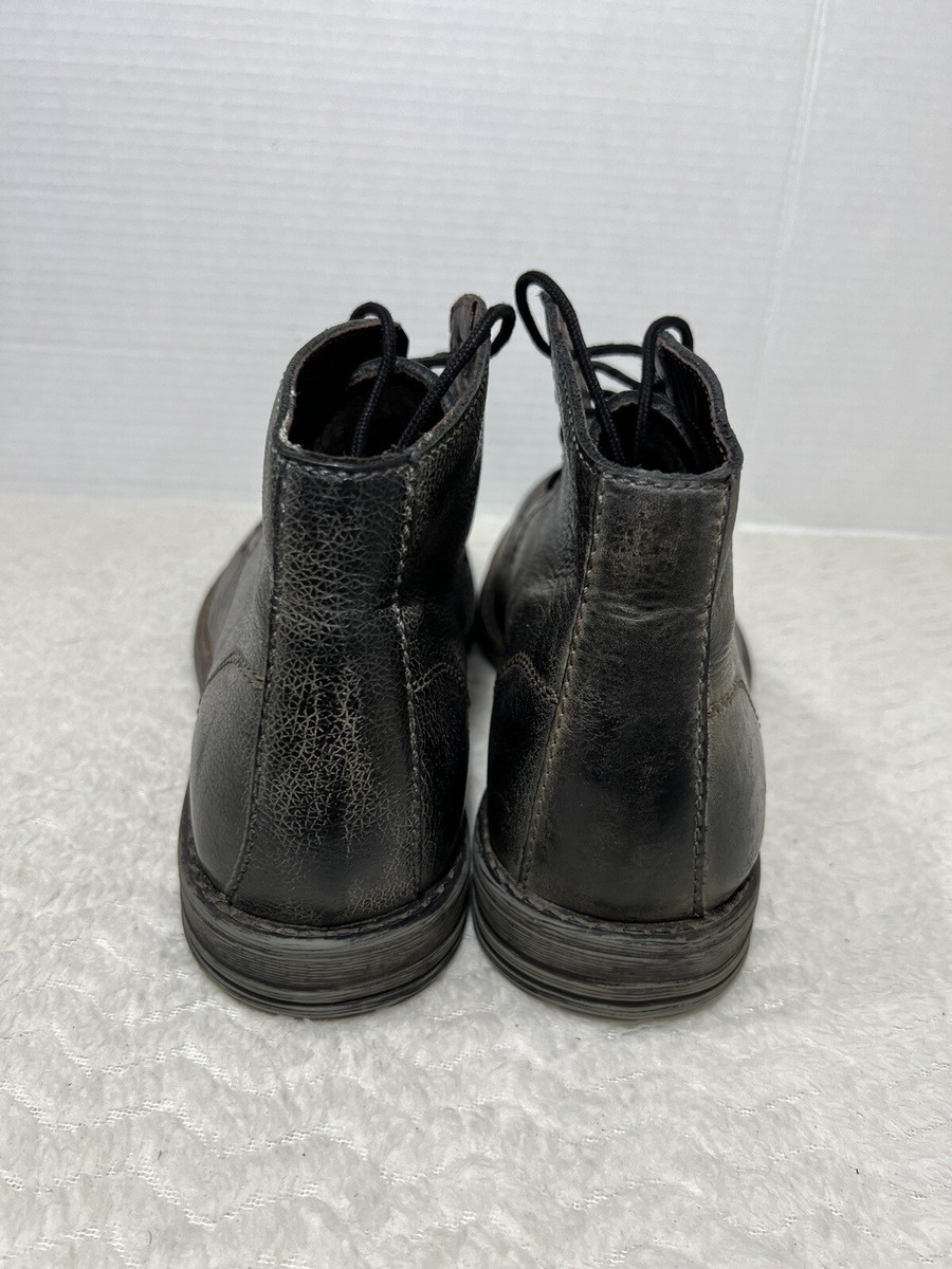 ROAN by Bed Stu Mens size 11  Mike Distressed Grunge Leather Chukka Lace-up Boot Roan Mike Chukka Boot Womens Boots Bed Stu Chukka Boots HOT  main image 2