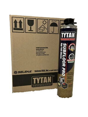 Tytan Subfloor Pro High Yield Adhesive Case of 12, ready to ship, ready to use! 