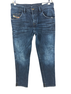 DIESEL Damen 008KZ Staffi Slim Skinny Blue Jeans Größe W30 L30