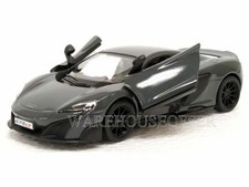 KINSMART 1:36 DISPLAY MCLAREN 675LT DIECAST CAR GRAY COLOR KT5392D