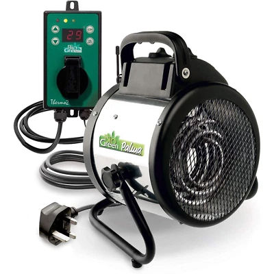 Biogreen PAL 2.0 Palma Greenhouse Heater 2kW Silver