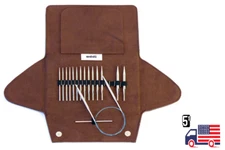 Addi Click Rocket Short Tip Interchangeable Circular Knitting Needle Set