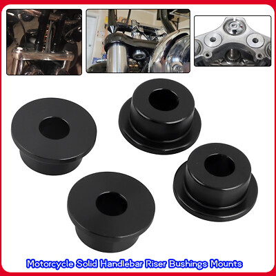 Handlebar Riser Bushings Mounts For Harley Dyna Softail Sportster Super Glide US