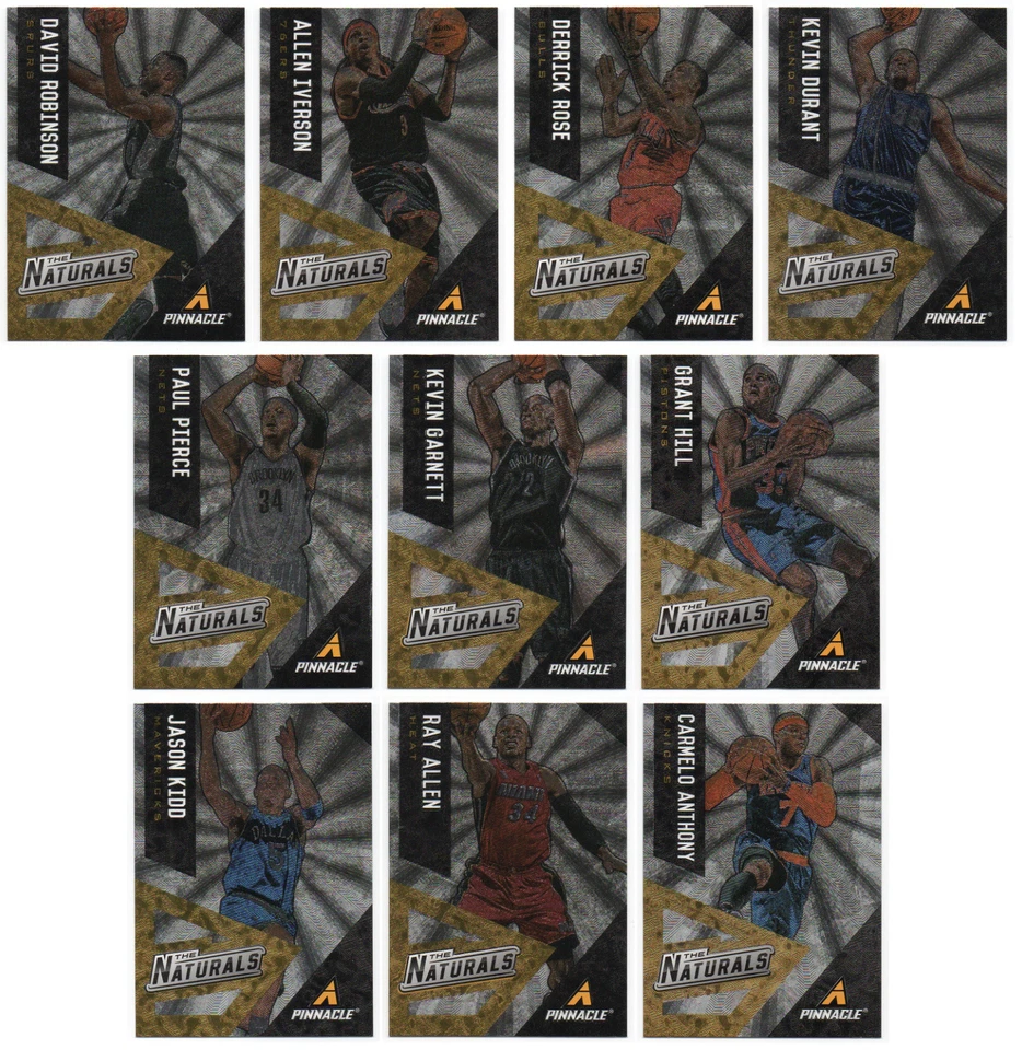 Juego completo de 20 cartas Pinnacle The Naturals 2013-14 - Kobe Bryant LeBron James + Foto 2 de 2