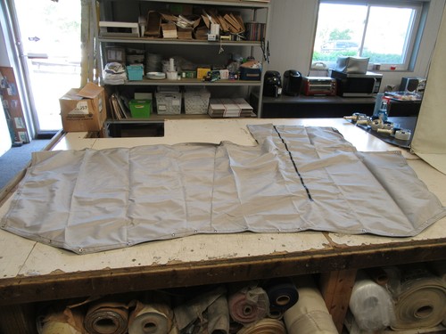 TUMACS HURRICANE PRIVACY CURTAIN 101" X 68" GRAY 16075.1-3 MARINE BOAT - Picture 4 of 11