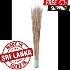 Broom Sticks Coconut Dried 30cm Premium Quality Leaf Grass Free Shipping 100 pcs