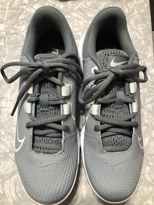 Women Nike Hyperdiamond 4 Elite Softball Cleats Gray Size 7 DC8990-012