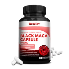 Black Maca Capsules Sexual Health Boost Energy Increas Performance & Stamina