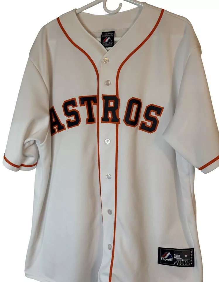 Camiseta blanca de colección majestuosa mercancía genuina MLB Houston Astros para hombre XL hecha en EE. UU. Foto 2 de 4