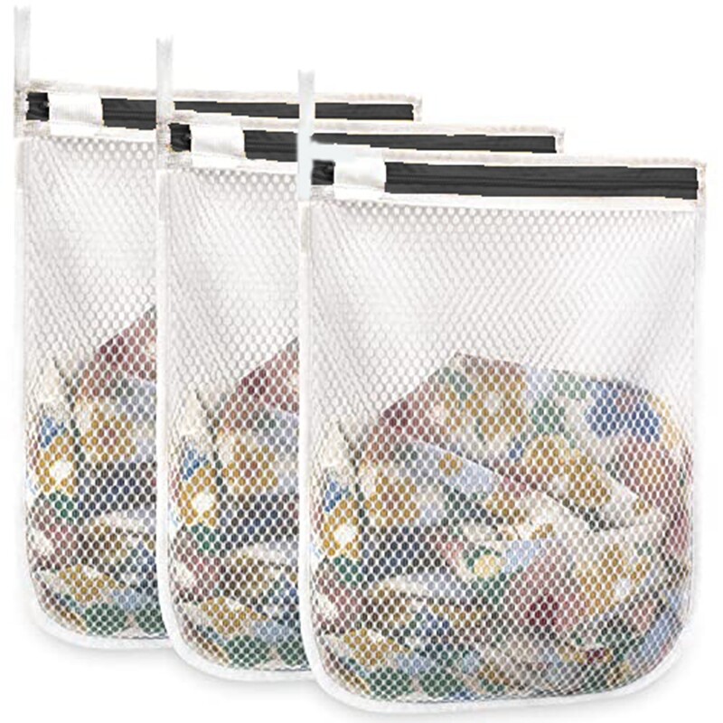 Mesh Washing Machine Laundry Bags, Reusable and Mesh for Delicates,8362