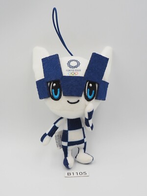 Tokyo Japan B1105 Miraitowa Olympic 2020 Mascot Strap Plush 5.5