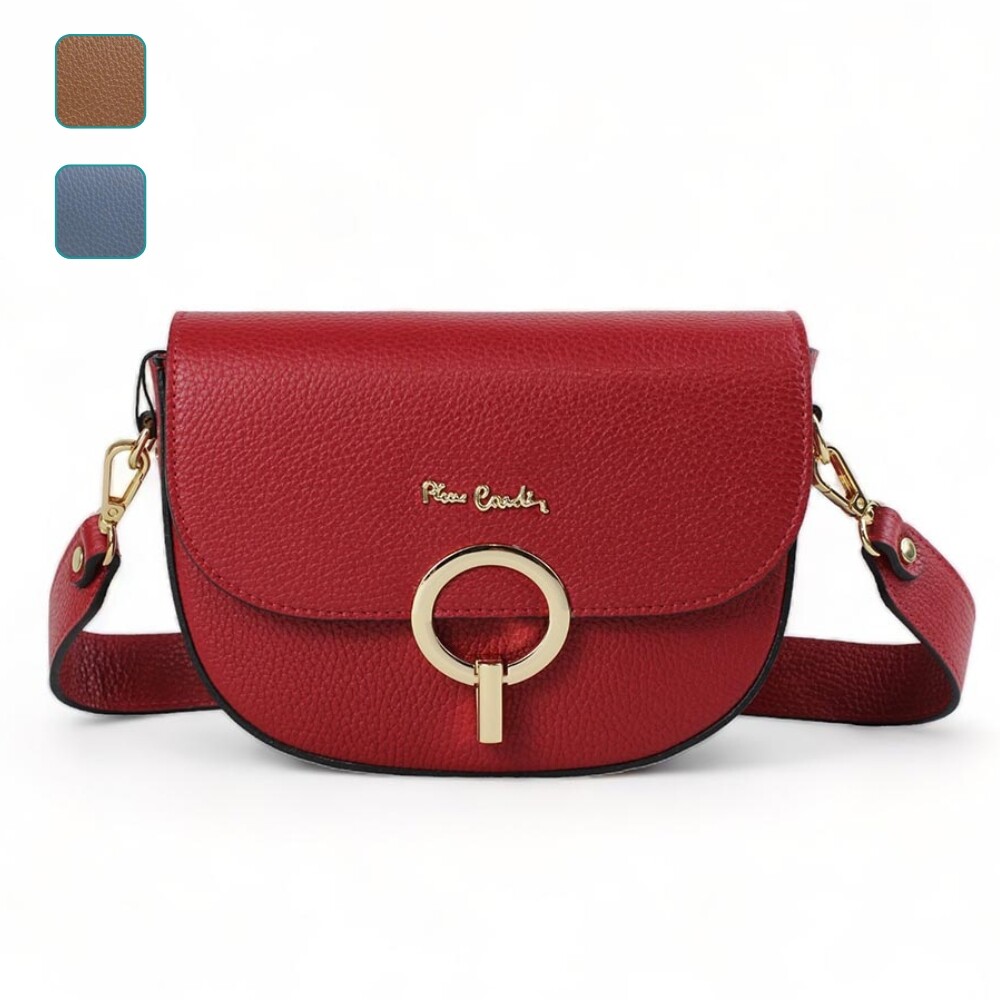 Borsetta donna Pierre Cardin borsa in vera pelle dollaro firmata made in Italy