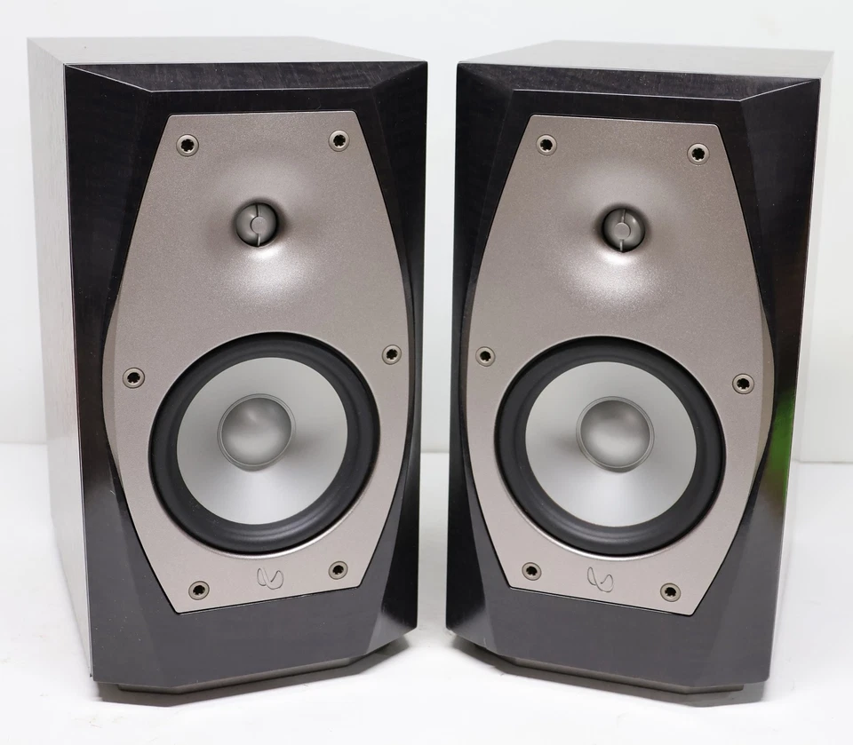 Infinity Interlude IL10 Bookshelf Monitors Speakers Bi Amp Pair 8-Ohm 150W Black - Image 2 of 4