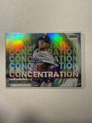 2025 Topps Stadium Club Yoshinobu Yamamoto Concentration Insert #C-12