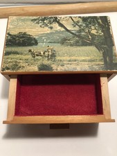 Wooden Music Box Plays Oh Danny Boy Antique Made In Ireland By Musical Souvenirs