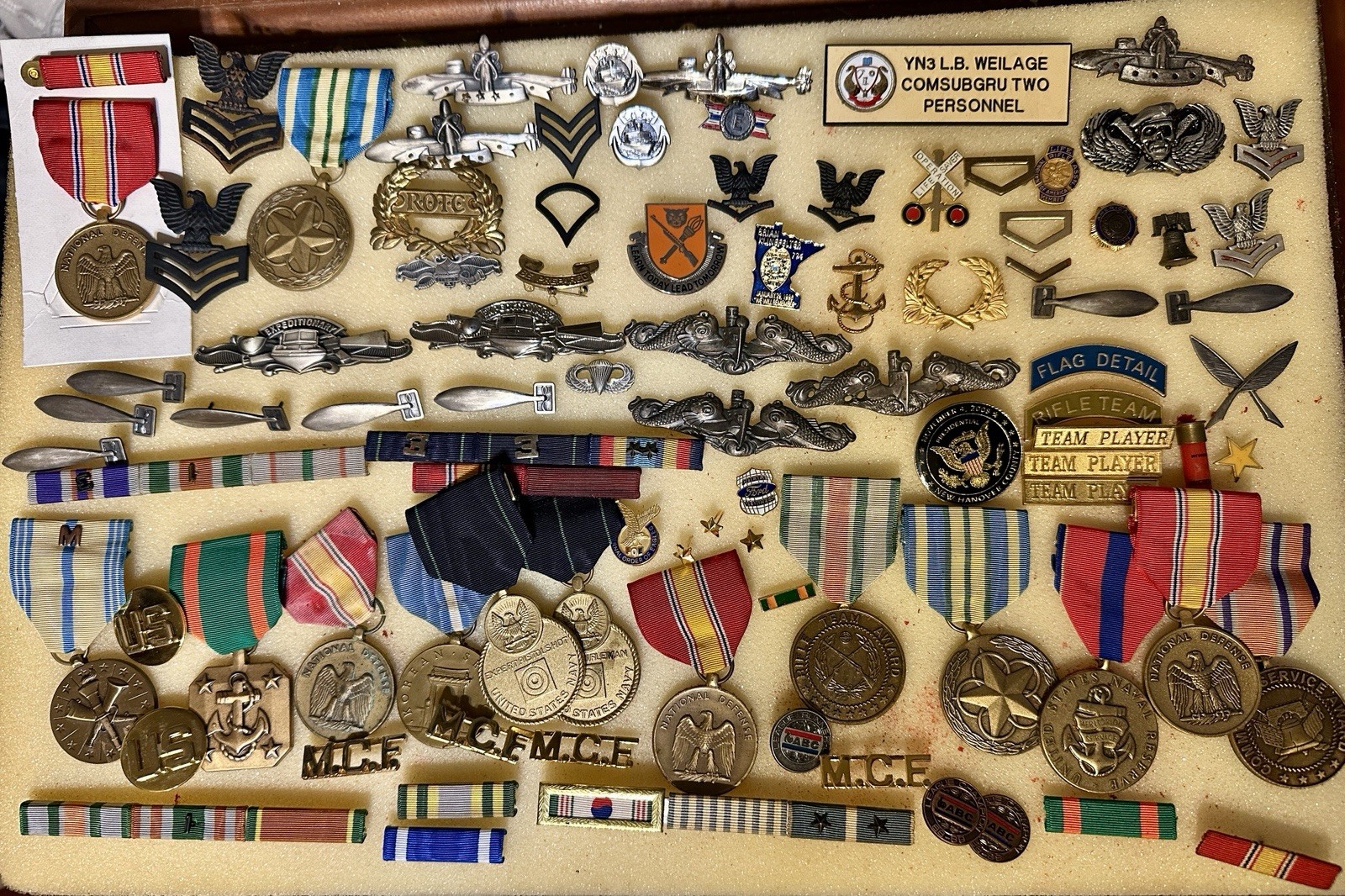 Vintage Military,Police,responders Medals/ribbons/pins Lot | eBay