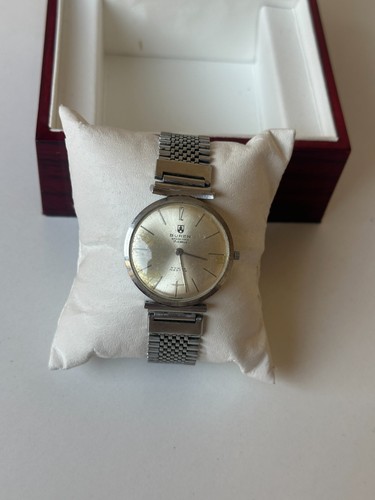 1960's Vintage Buren Grand Prix Power Master Ultra-thin Dress Watch 813802 35mm - Picture 8 of 24