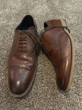 Size 10.5 Men’s Stacy Adams Wingtip Brown Dress Shoes (refurbished)