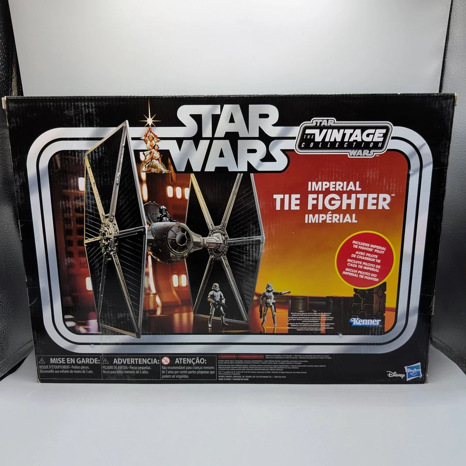 Star Wars The Vintage Collection Imperial TIE Fighter 2017 Kenner Hasbro Nuevo en caja Foto 3 de 4
