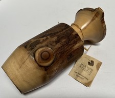 Spinning Aspen Studios Aspen Wood Hand Turned Live Edge Bud Vase Candle Holder