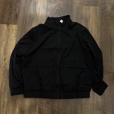 Members Mark Women's Travel Jacket Large Solid Black New