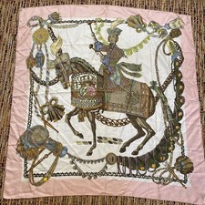 Unique Herm s Paris "Le Timbalier" Silk scarf by Marie-Fran oise Philippe