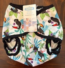 Thirsties Duo Diaper Wrap, Toucan, Sz 3