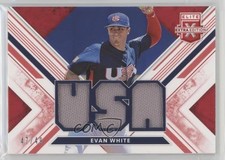 2019 Elite Extra Edition USA National Team Materials Red 47/49 Evan White 8o0