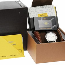 Breitling Transocean A19310 Automatic 43mm Box Papers Silver Chronograph Men's 2