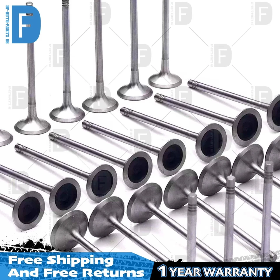 Juego de 32 válvulas de entrada y salida para BMW X5 X6 750i F06 N63N F12 F13 S63N 4,4 4,0 L Foto 3 de 4