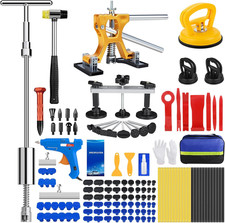 Car Dent Puller Kit, 135Pcs Paintless Dent Removal Kit, Car Dent Repair Kit with