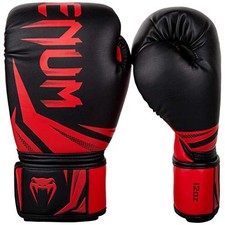 (TG. 12 Oz) Venum Challenger 3.0, Guantoni da Boxe Unisex – Adulto, Black/Red,