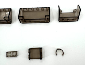 LEGO Windshield Replacement Parts & Pieces Gray 4176, 2437, 35173, 35300