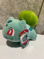 NEW Pok mon Bulbasaur Plush Officially Licensed Blue Stuffed Toy 8  w/ Tag
