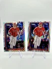 2025 Topps Chrome Baseball Mike Trout - 2 Card Lot Refractors