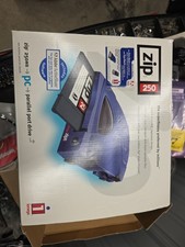 Iomega Zip 250 Superfloppy Drive Parallel Port In Box Cords And CDs