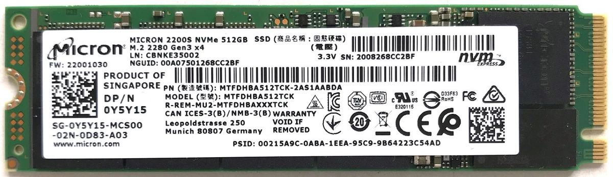 Micron M.2 Interface 512 GB Solid State Drives for sale | eBay