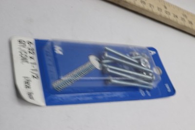 (6-Pk) Midwest Fastener Machine Screws Zinc Plated 6-32 x 1-1/2'' 23975