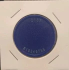 Malaysia Rapid KL BLUE LRT Railway Token (2107) Used Condition