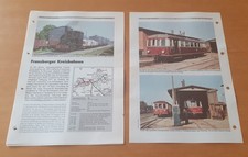 Neben- und Schmalspurbahnen - M.V. / Franzburger Kreisbahnen / 14 Seiten