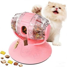 Cat Slow Feeder ,Beer Barrel Interactive Feeder for Cats,Interactive Stimulat...