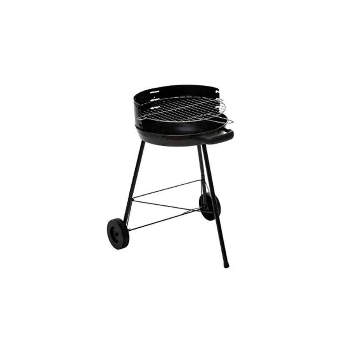Barbecue charbon Juna 34cm noir mini grill portable de table