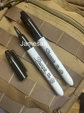 2 Black G10 markers,Marlin Spike, Awl, Paracord Knot Tool, EDC Tool Non-Magnetic