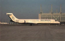 Postcard Airline Olympic Aviation Boeing 717 SX-BOA AP1.