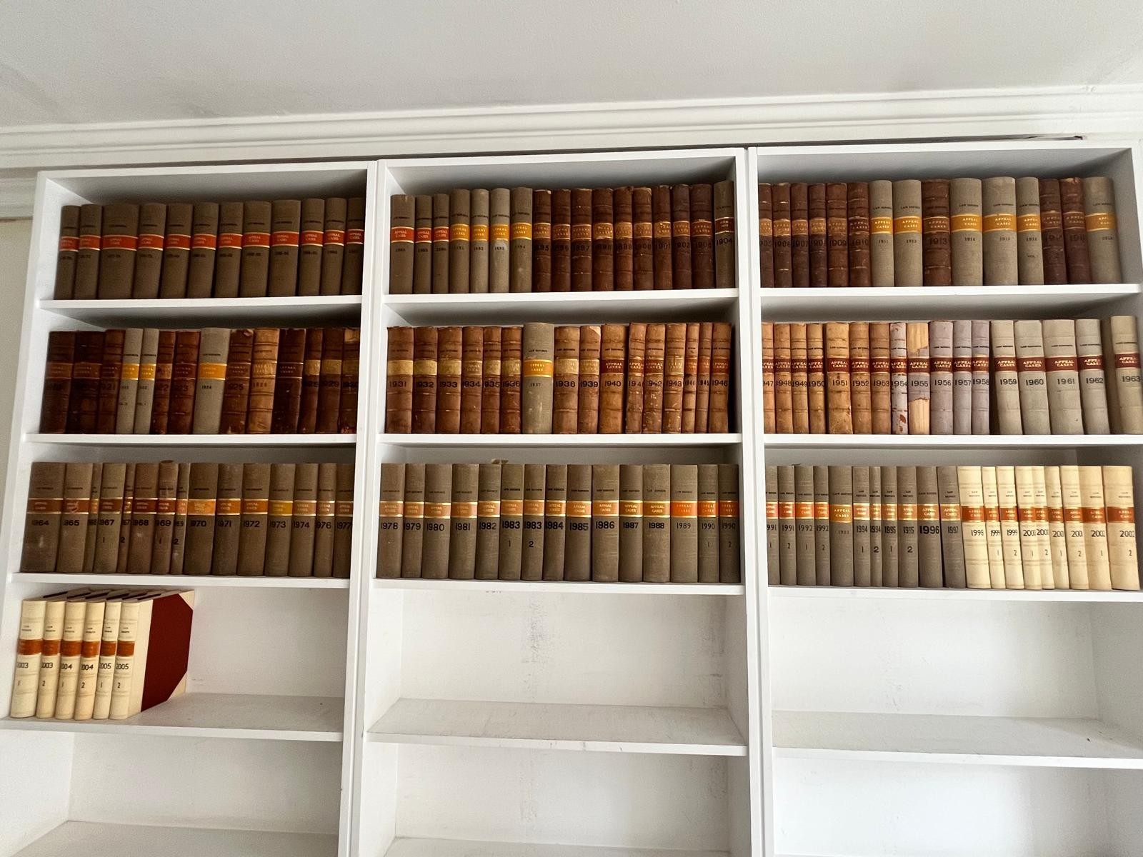 Bound Law Reports Featuring 852 Volumes Very Good Condition Worldwide Delivery