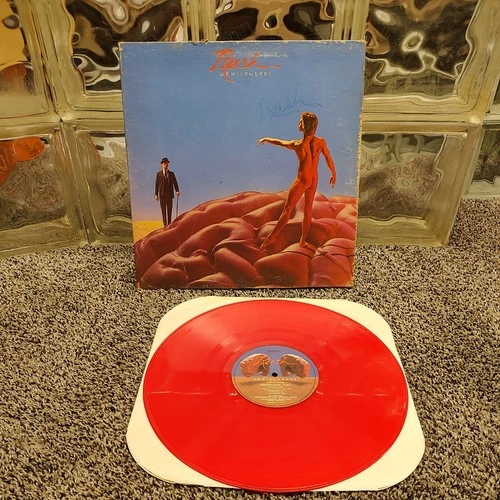RUSH HEMISPHERES ultra rare red Gatefold LP ANTHEM RECORDS #SANR-1-1015 vintage